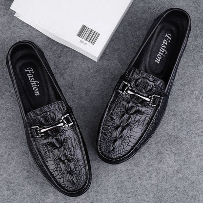 Herren Leder Mokassins Elegant