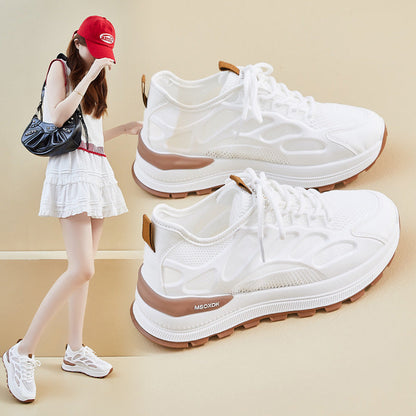 Damen Laufschuhe Atmungsaktives Mesh Weiches Obermaterial