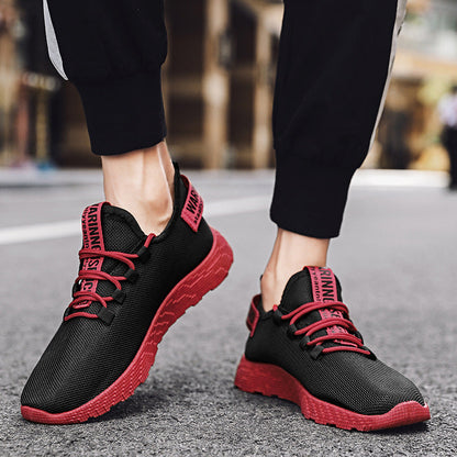 Damen Sneaker Sportlich Atmungsaktiv Strapazierfähige Sohle