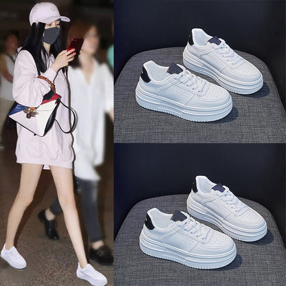 Damen Plateau Sneaker Elegant Sportlich