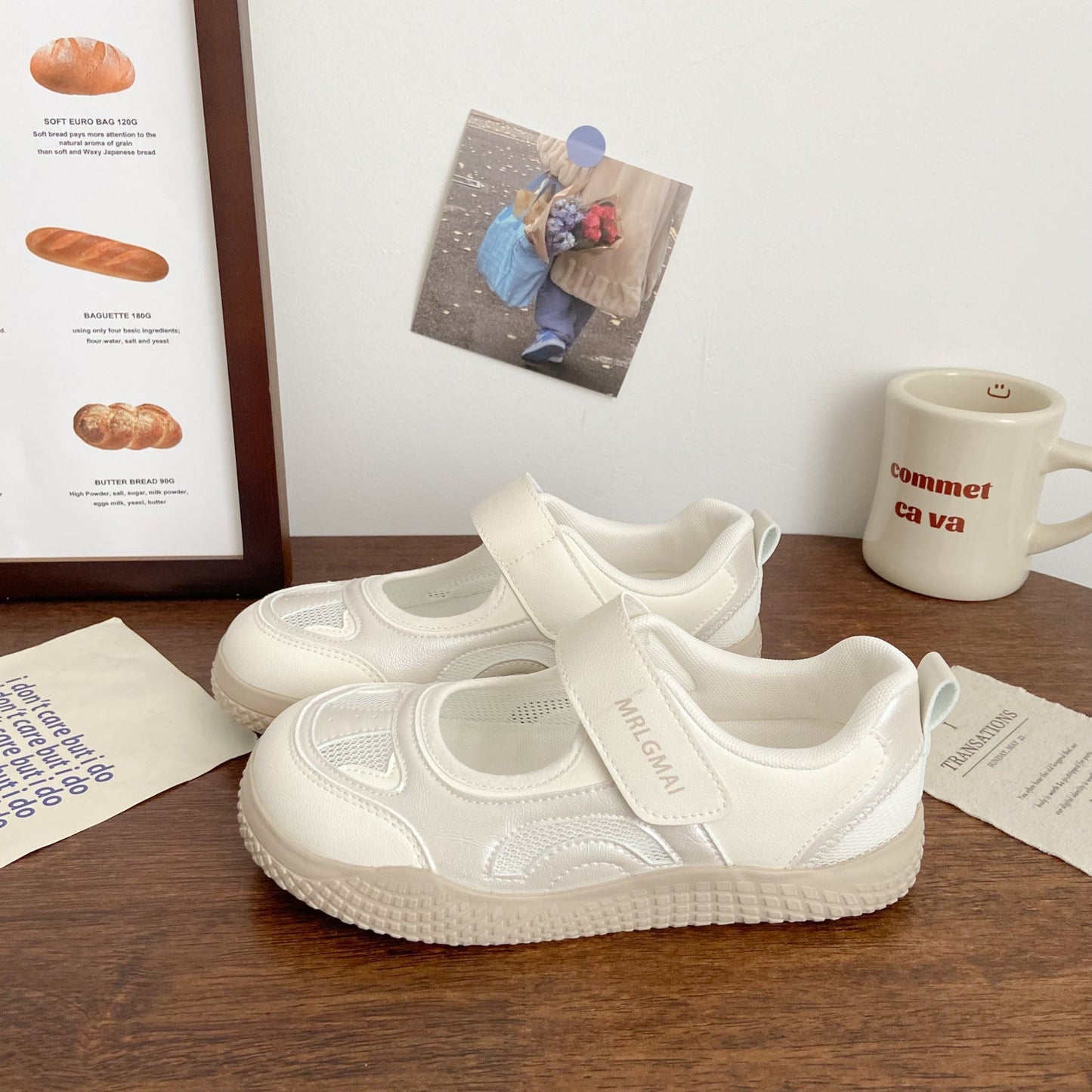 Damen Sneaker Sportlich Klettverschluss Luftdurchlässig Rutschfest - Norvielle