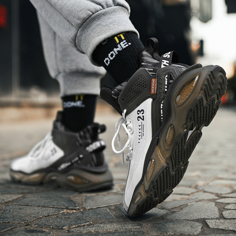 Damen High- Sneaker Sportlich Stabil Weite Passform