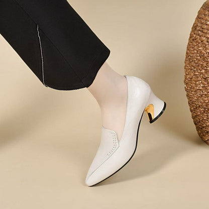 Damen High Heels Elegant Bequem Leder