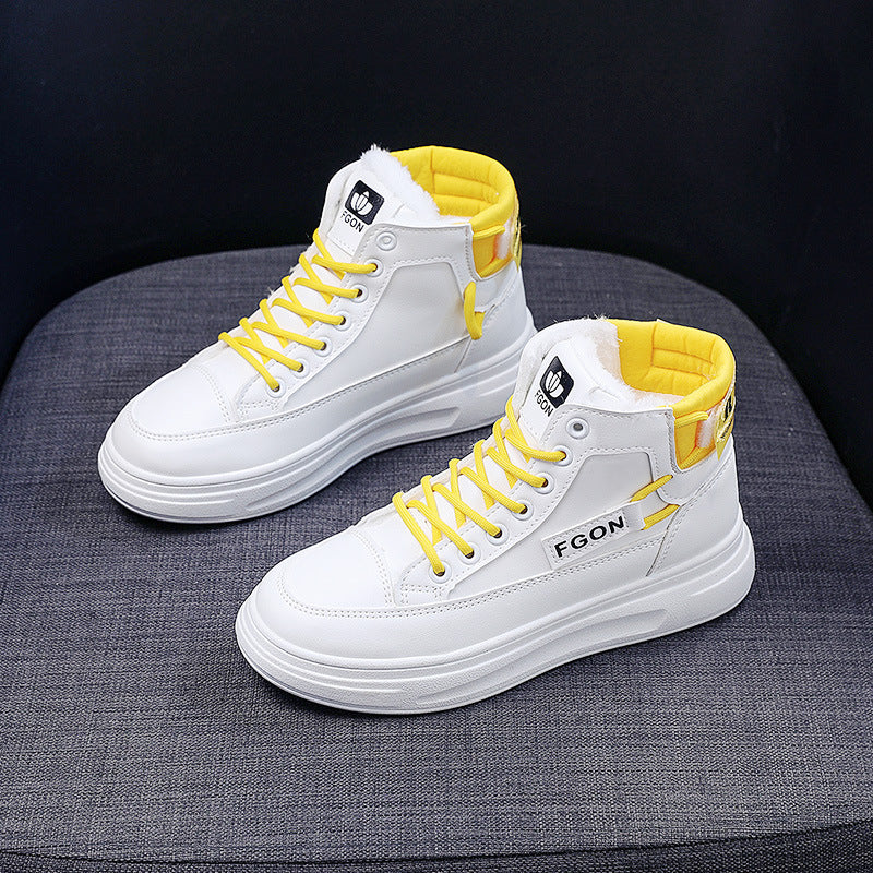 Damen Hochsneaker Kuschelig Sportlich