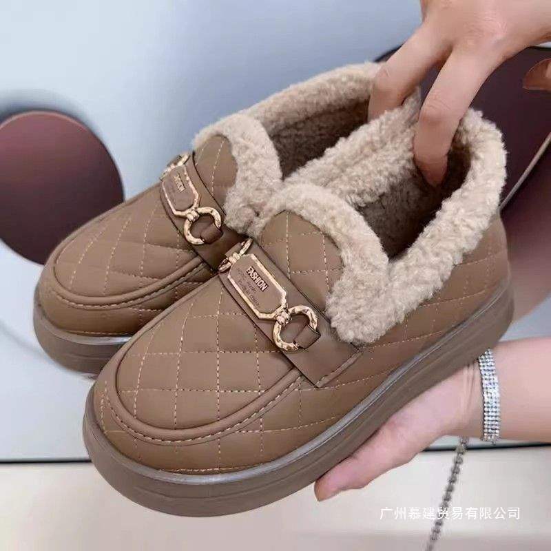 Damen Slipper Warm Weich Komfort Design