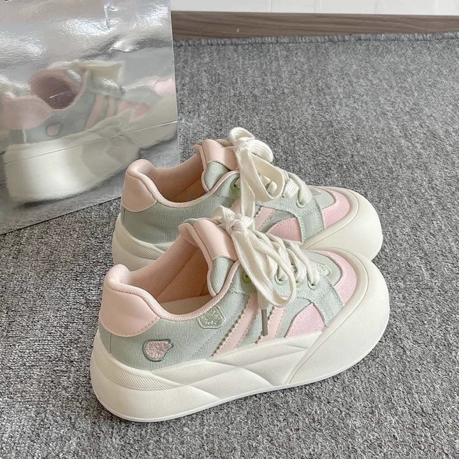 Damen Sneaker Bequem Sportlich Weiss