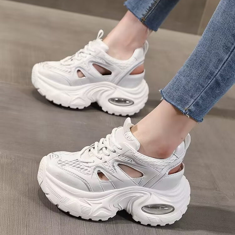 Damen Sneaker Chunky Atmungsaktives Material