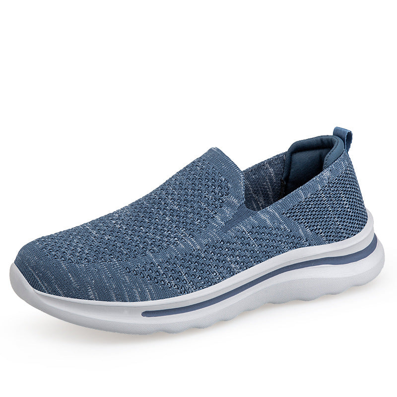 Damen Sneaker Atmungsaktives Strick Oberteil