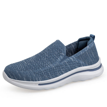 Damen Sneaker Atmungsaktives Strick Oberteil