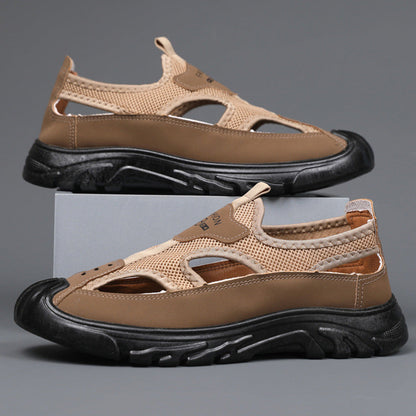 Damen Sandalen Mesh Bequem Rutschfest