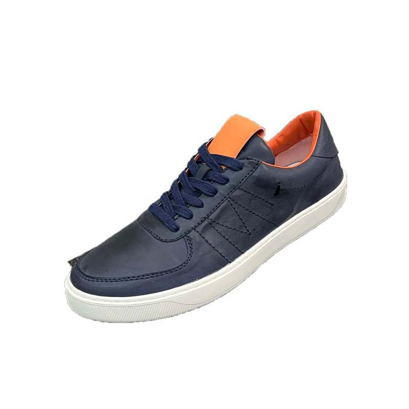 Herren Leder Sneaker Modern Lässig