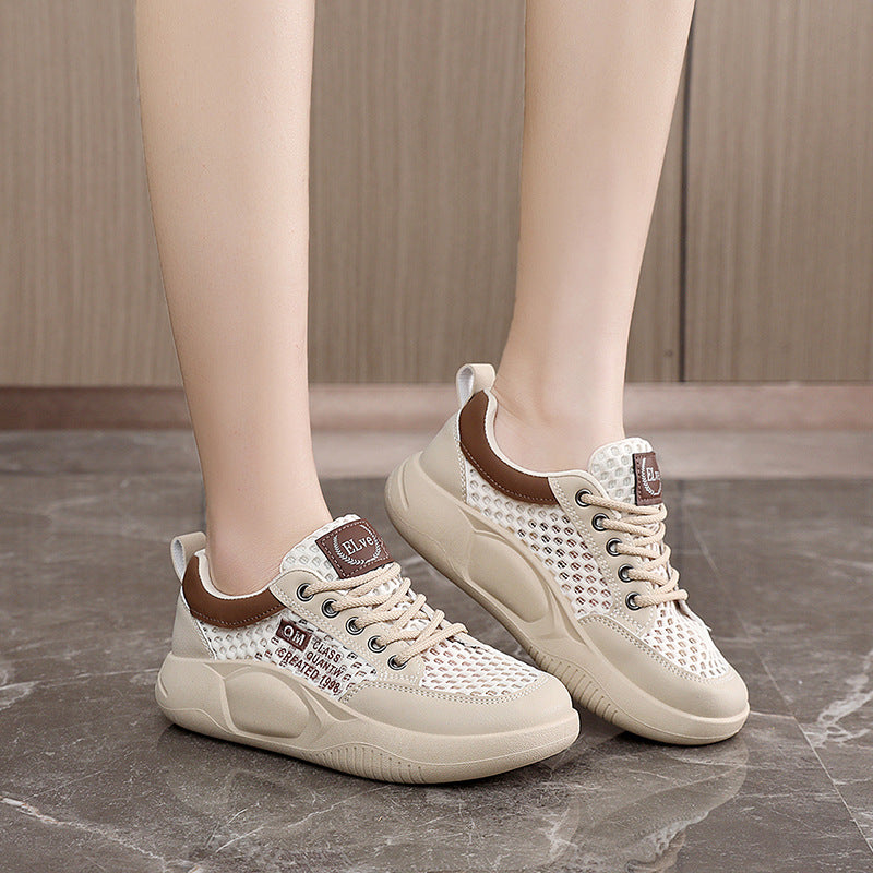 Damen Sneaker Atmungsaktives Netzdesign Bequem