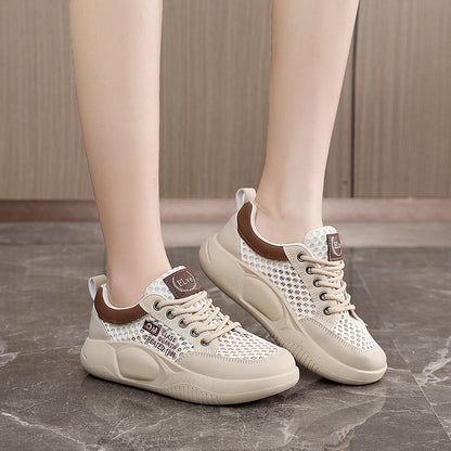 Damen Sneaker Atmungsaktives Netzdesign Bequem