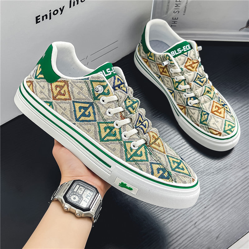 Damen Sneaker Rutschfest Trendy Grafik Design - Norvielle
