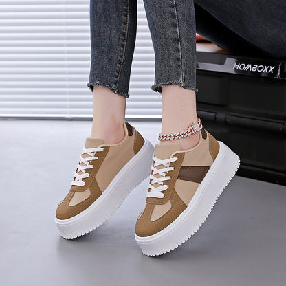 Damen Plateau Laufschuhe Komfort Sneaker Frauen