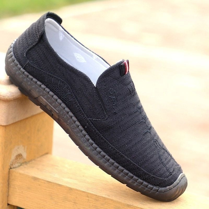 Damen Slip-On Schuhe Flach Komfortschuhe Casual