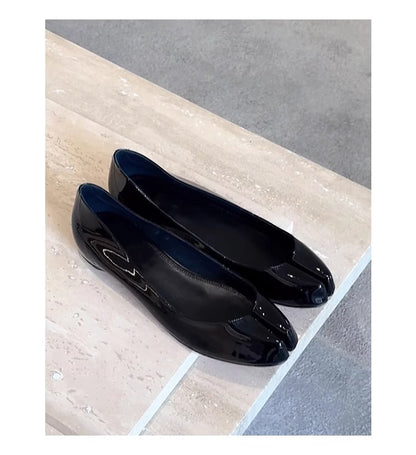 Damen Ballerinas Elegante Lack