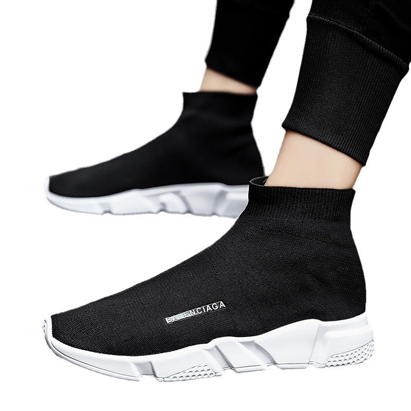 Damen Slip-On Sneaker Hoch Strick Bequem