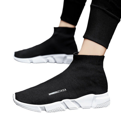Damen Slip-On Sneaker Hoch Strick Bequem