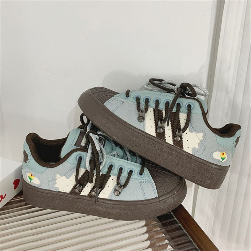 Damen Sportschuhe Schnürschuhe Bequem