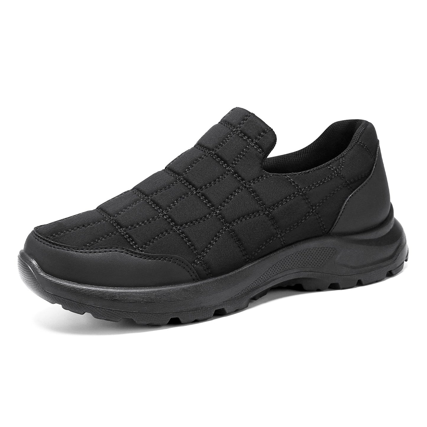 Damen Sneaker Bequem Slip-On Weiches Leder