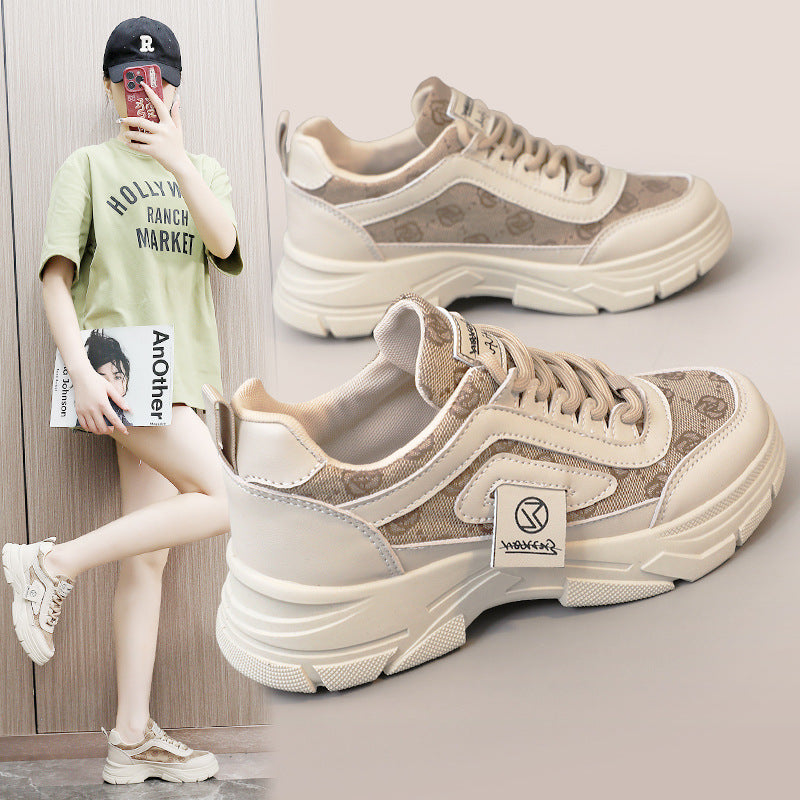 Damen Sneaker Chunky Sportlich Atmungsaktiv Bequem - Norvielle