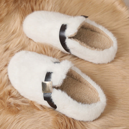 Damen Hausschuhe Flauschig Warm Modisch