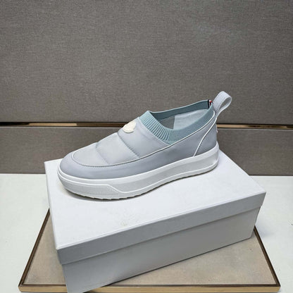 Damen Slip-On Sneaker Weich Elastisch Bequem