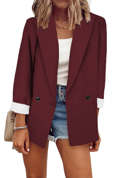 Damen Blazer Oversized Elegant