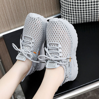 Damen Sneaker Atmungsaktives Mesh Stoßdämpfend Elastisch