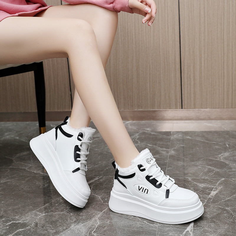 Damen High- Sneaker Weiches Innenfutter Robust