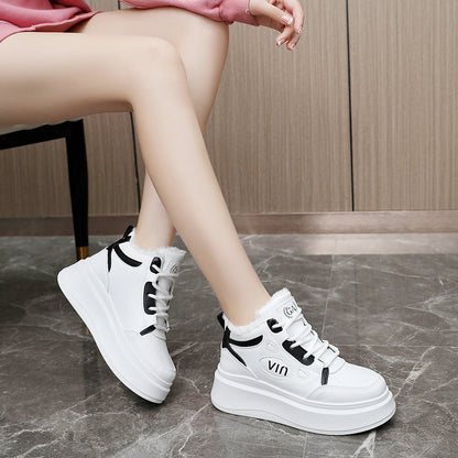 Damen High- Sneaker Weiches Innenfutter Robust