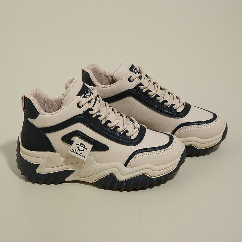 Damen High- Sneaker Sportlich Flexibler Sohle
