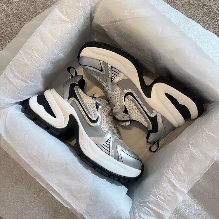 Damen Sneaker Sportlich Leicht Dämpfung Weiches Innenfutter