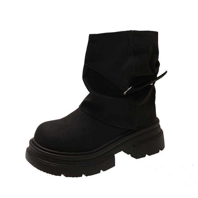 Damen Winterstiefel Hoch Schaft Flexibel