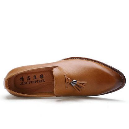 Damen Loafers Echtes Leder