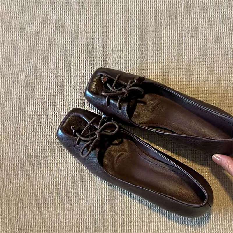 Damen Ballerinas Bequem Flexibel mit Bogen Detail