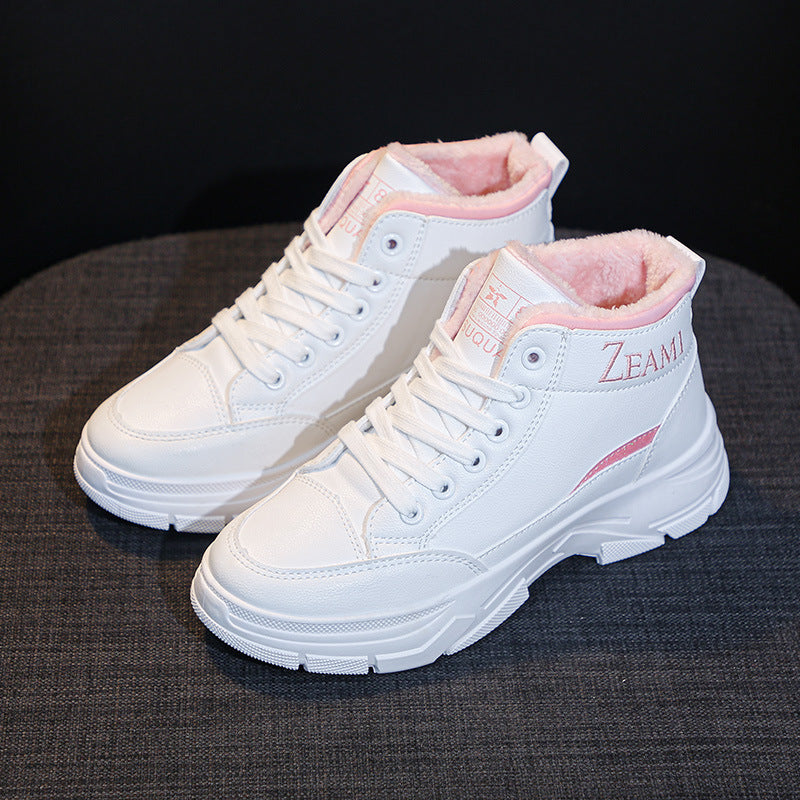 Damen High- Sneaker Warme Innensohle