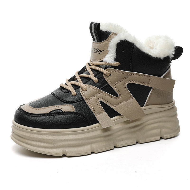 Damen High- Sneaker Sportlich Robust