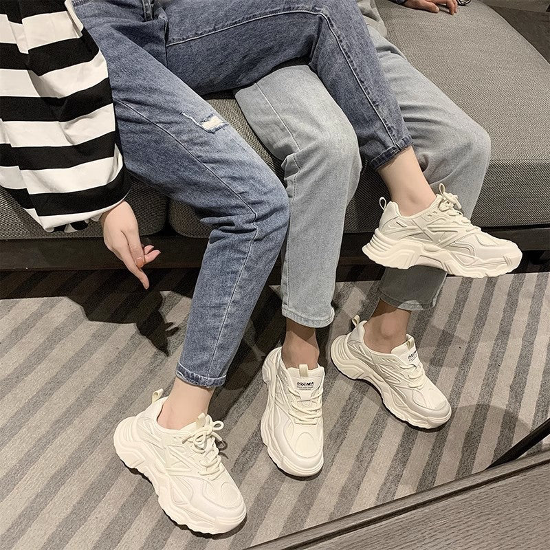 Damen Sneaker Sportlich Atmungsaktives Mesh Starker Sohle