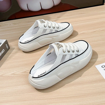 Damen Slingback Sneaker Atmungsaktives Mesh Rutschfest