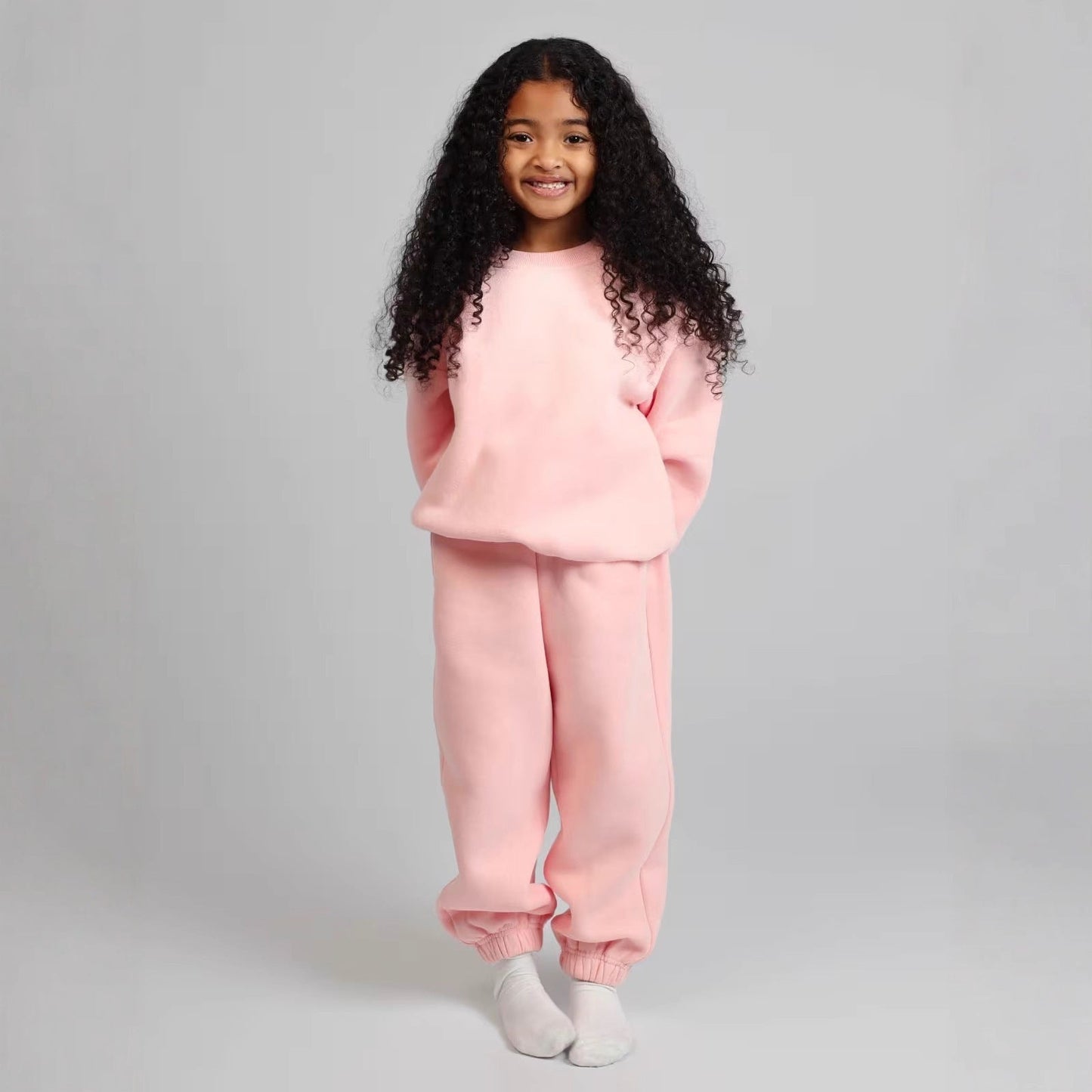 Damen Sweat-Set Bequem Voluminöses Oberteil Jogginghose