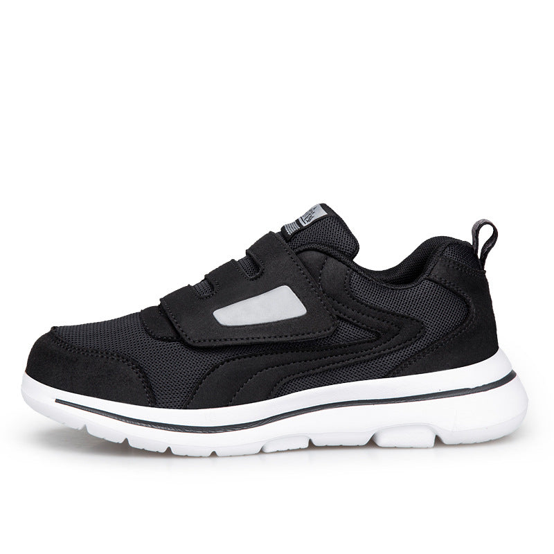 Damen Sneaker Atmungsaktiv Klettverschluss Freizeitschuhe