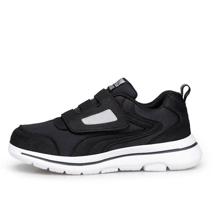 Damen Sneaker Atmungsaktiv Klettverschluss Freizeitschuhe