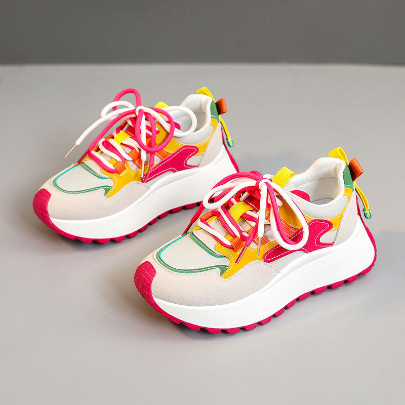Damen Sneaker Sportlich Bunt