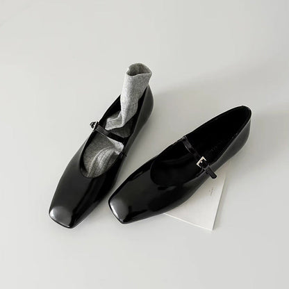 Damen Mary Jane Ballerinas Komfortabel