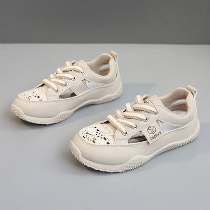 Damen Sneaker Atmungsaktives Netzdesign Florales Muster