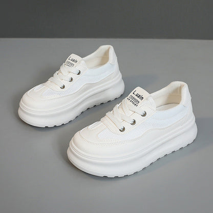 Damen Laufschuhe Atmungsaktives Mesh Dicksohle