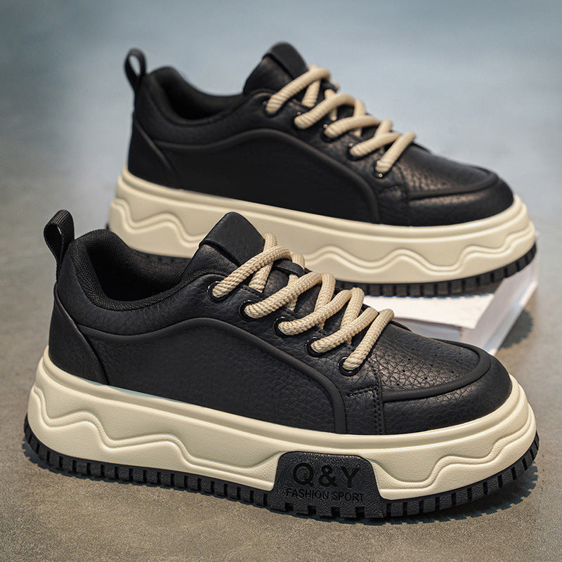 Damen Sneaker Bequem Hochwertig Sportlich Schwarz - Norvielle