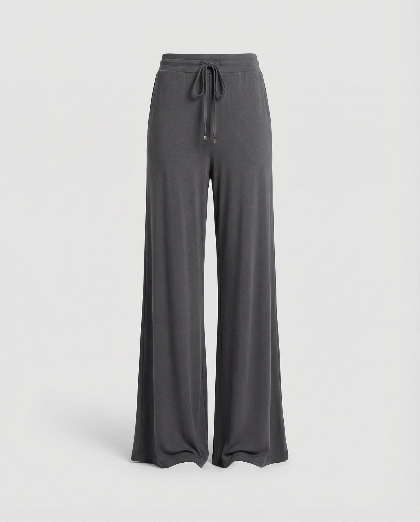 Damen Jogginghose Oversize Bequem Grau Herbst